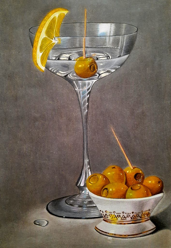 Cup and Olives